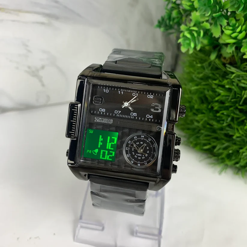 SKEMI SGW434 Dual Display Watch BLACK