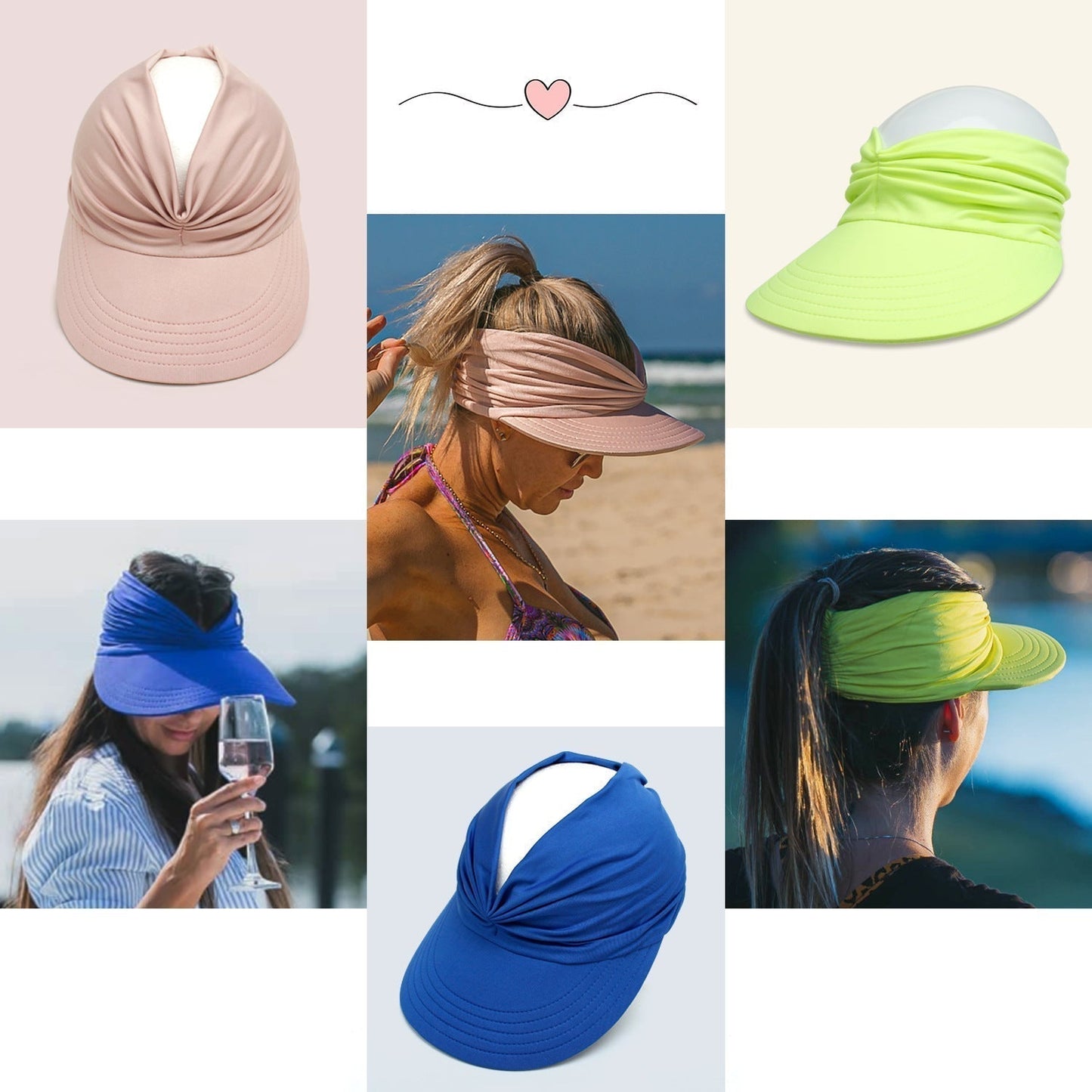 ☀️Women's UPF 50+ UV Protection Sun Visor Hat
