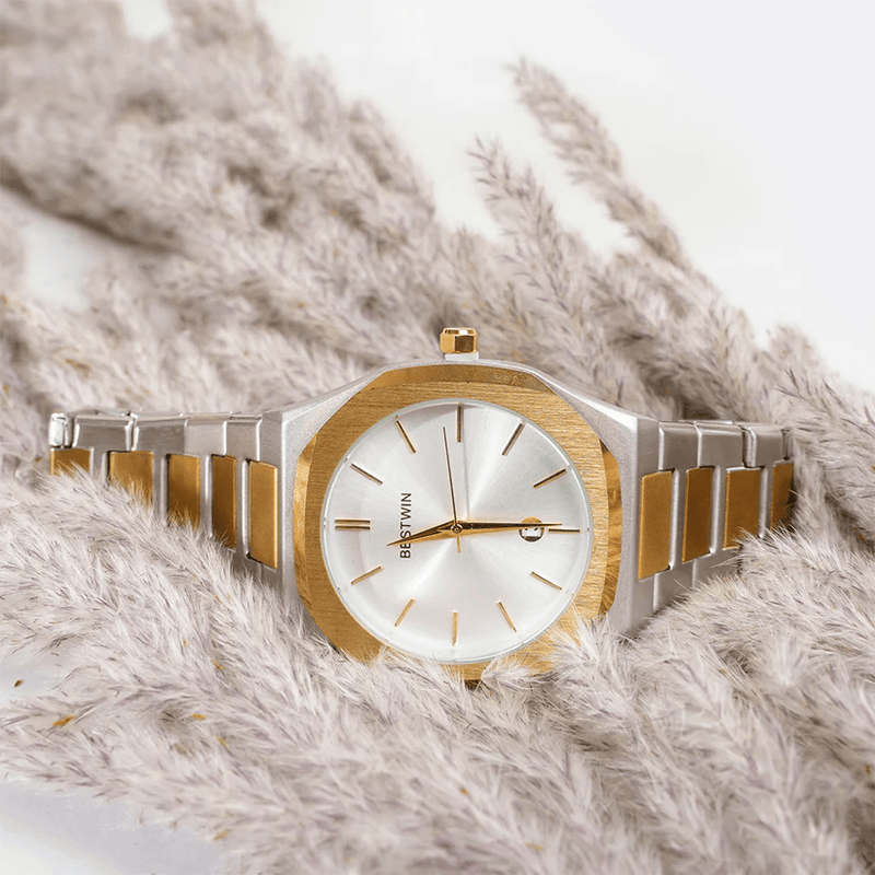 BESTWIN Waterproof Men's Quartz Watch with Date