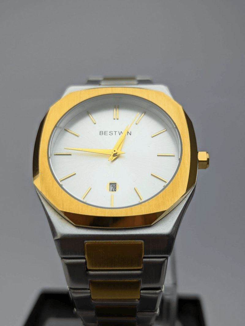 BESTWIN Waterproof Men's Quartz Watch with Date