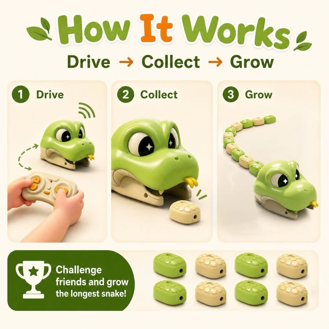 Hungry Snake Game For Kids — More Play, Less Screen Time!