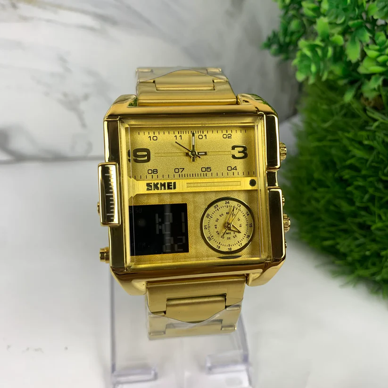 SKEMI SGW433 Dual Display Watch GOLD